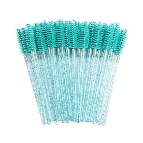 100 PCS Disposable Mascara Eyelash Wands Brush for Eyelash Extension Eyebrow and Makeup