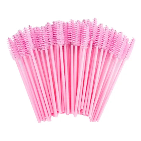 100 PCS Disposable Mascara Eyelash Wands Brush for Eyelash Extension Eyebrow and Makeup