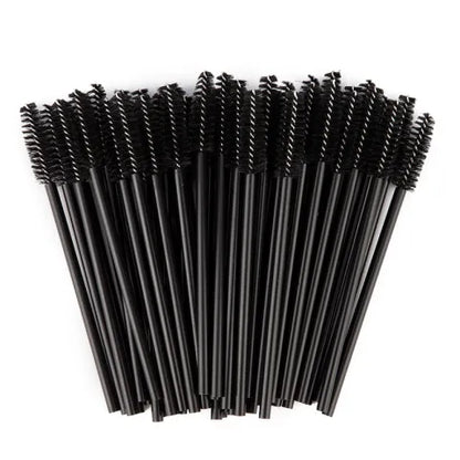 100 PCS Disposable Mascara Eyelash Wands Brush for Eyelash Extension Eyebrow and Makeup