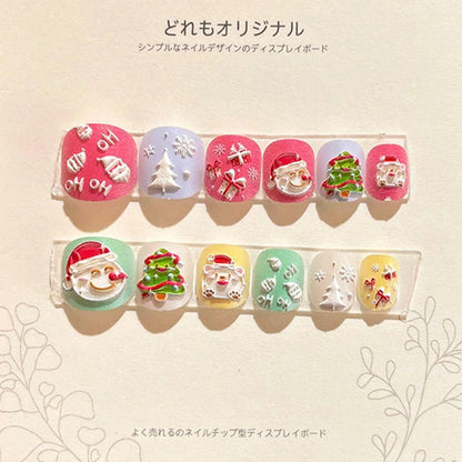 12pcs Kids Press On Nail (16)