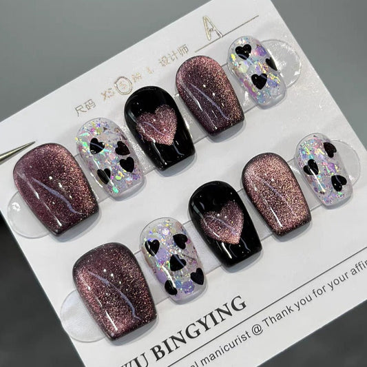 Charming Medium Press On Nail