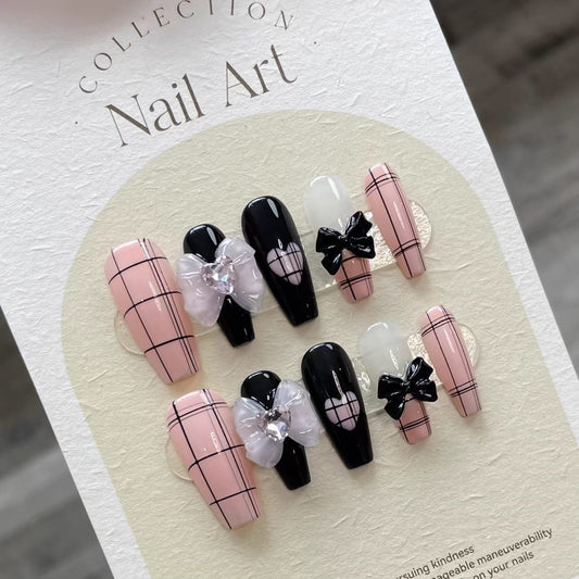 Charming Long Press On Nail