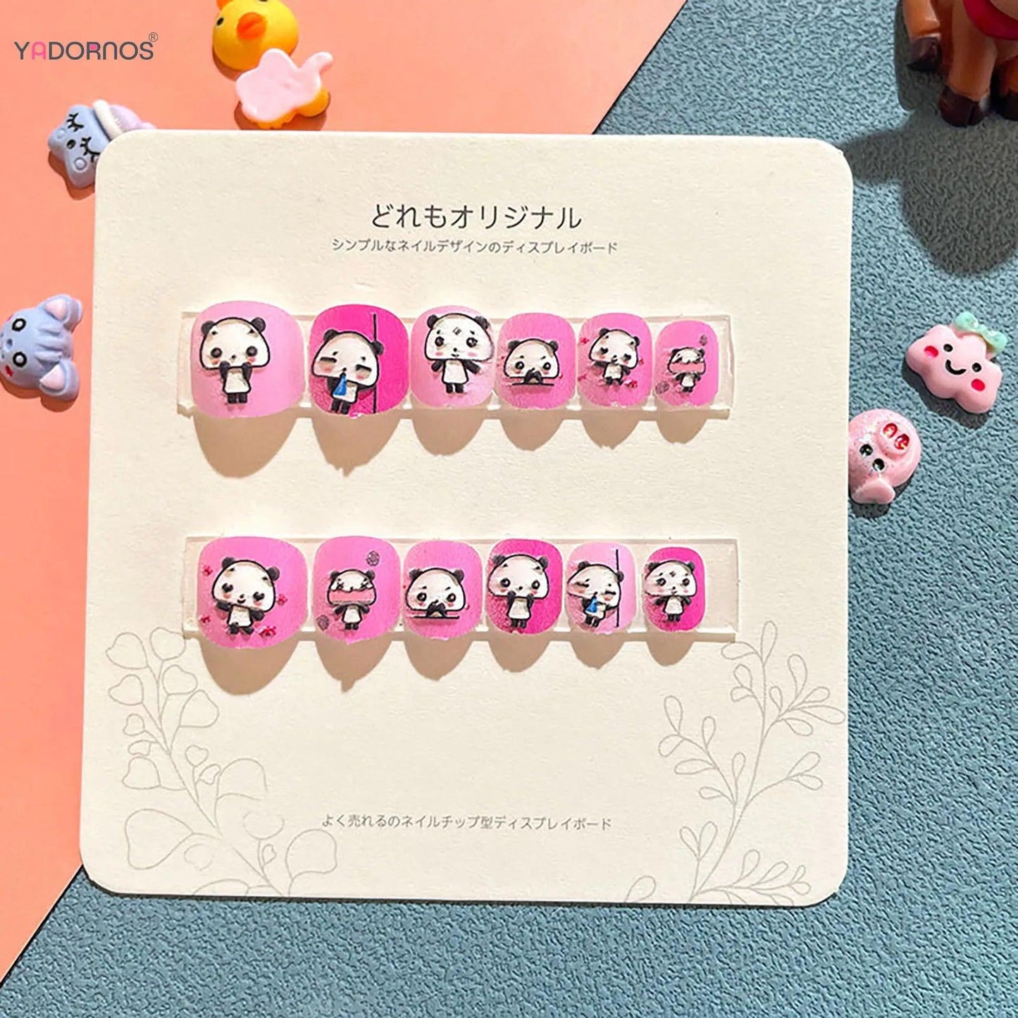 12pcs Kids Press On Nail (05)