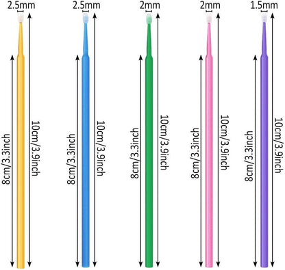 100 pcs Disposble Micro Applicators Brushes