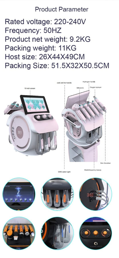 Hydra Facial  Machine 6 In 1  Multifunction Hydradermabrasion