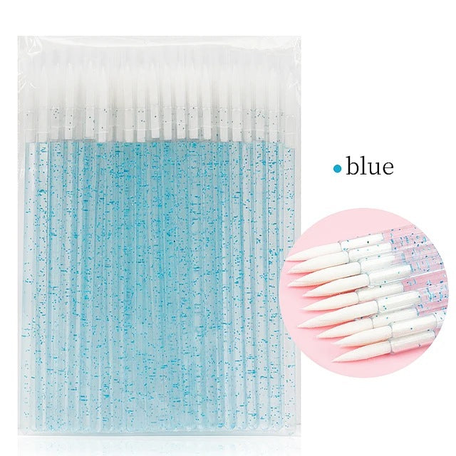 10PCS Crystal Rod Eyeliner Brush Lash Bud