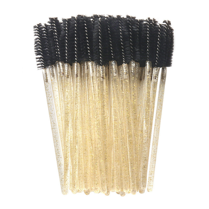 10pcs Crystal Nylon Head Eyelash Spoolie Brush