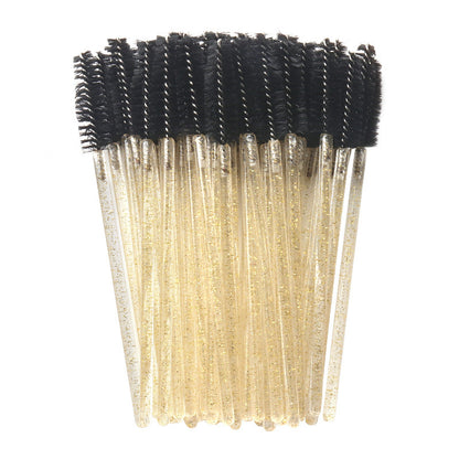 10pcs Crystal Nylon Head Eyelash Spoolie Brush