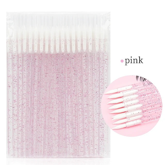 10PCS Crystal Rod Eyeliner Brush Lash Bud