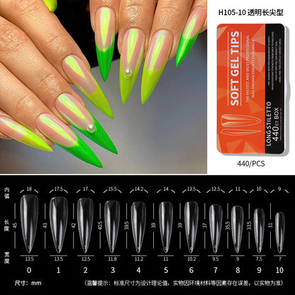 550Pcs/Box Press on Full Cover Nail Tips (H105-1)