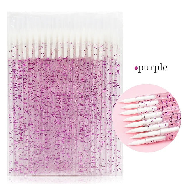 10PCS Crystal Rod Eyeliner Brush Lash Bud