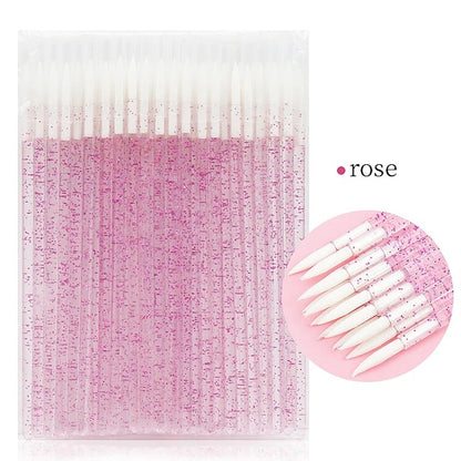 10PCS Crystal Rod Eyeliner Brush Lash Bud