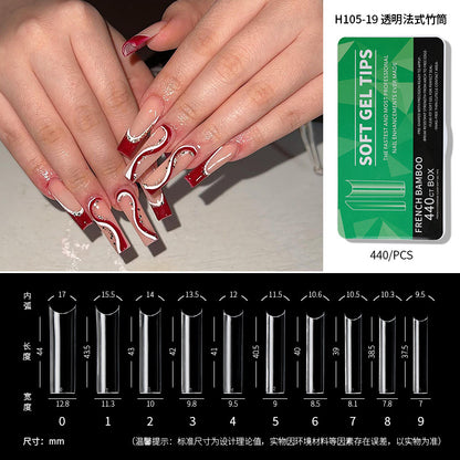 550Pcs/Box Press on Full Cover Nail Tips (H105-1)