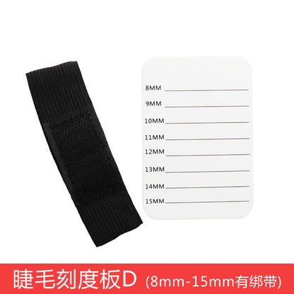 Pink Handheld Eyelash Extension Plate (8-15 straps)