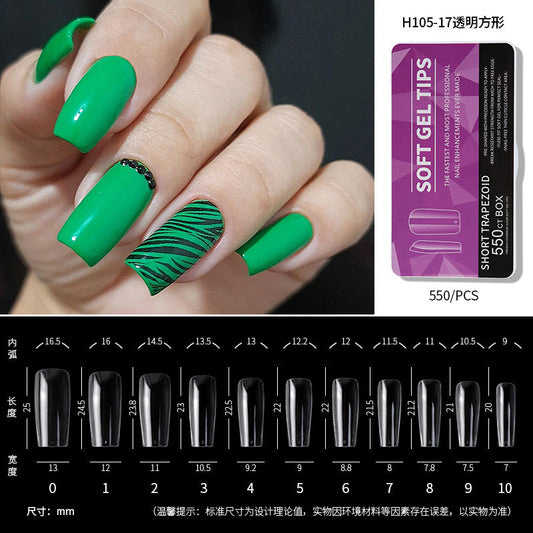 550Pcs/Box Press on Full Cover Nail Tips (H105-17)