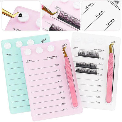 Eyelash Extensions Pallet Kit Tweezers Glue Holder Acrylic Lash Extension - MQ ZONE UAE