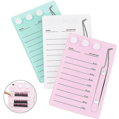 Eyelash Extensions Pallet Kit Tweezers Glue Holder Acrylic Lash Extension - MQ ZONE UAE