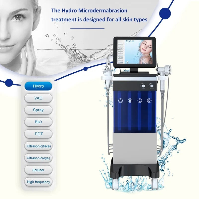 14 in 1 Microdermabrasion Hydrafacial Machine