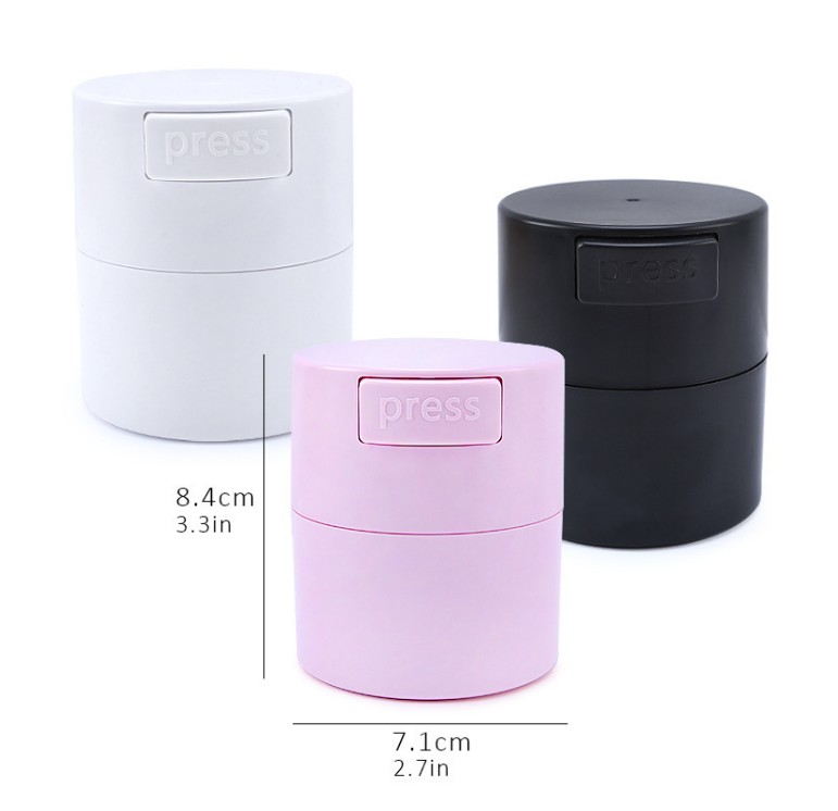 Eyelash Glue Storage Tank, MQZONE Sealed Leak-Proof Jar Container for Lash Extension Extension