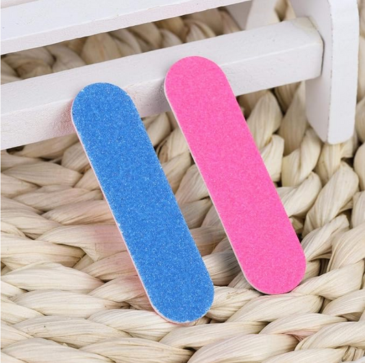 300 Pcs 2 Inch Mini Nail Files Double Sided MQZONE Disposable Emery Boards Manicure Pedicure Tools(180/240 Grit)