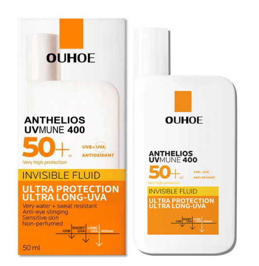 SPF50+ Invisible Fluid Ultra Protection Ultra Long UVA UVB+UVA Antioxidant Waterproof 50ml