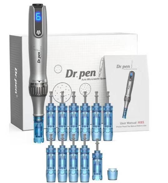 Dr.pen M8s Microneedling Pen Wireless Electric Derma Pen with 4 Replacement Cartridges