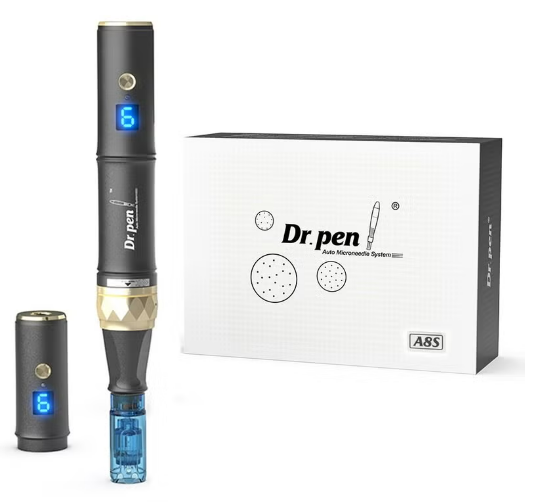 Dr.pen A8S Microneedling Pen Wireless Electric Derma Pen with 2 Replacement Cartridges