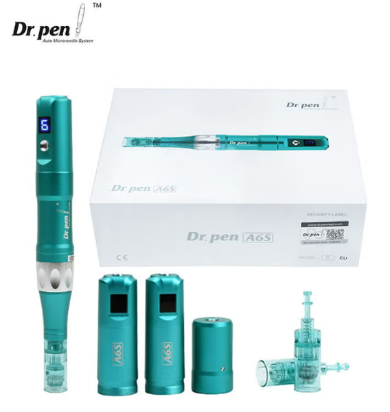 Dr.pen A6s Microneedling Pen Wireless Electric Derma Pen with 2 Replacement Cartridges