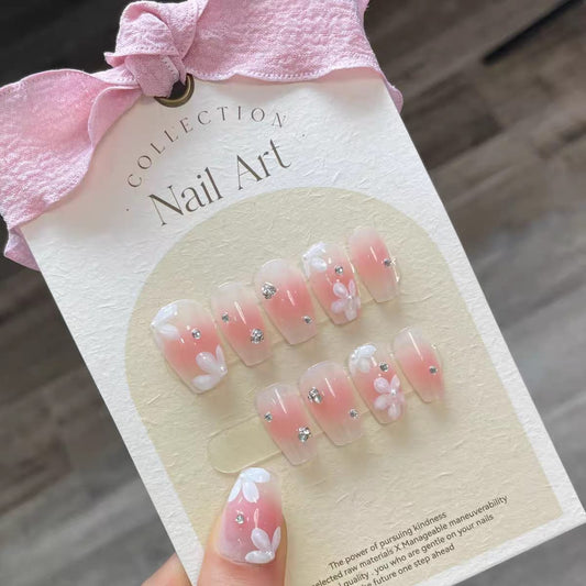 Adorable Medium Press On Nail