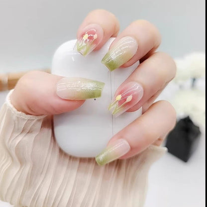 Pink Blossom Long press on nails