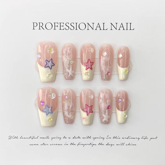 Star Long press on nails