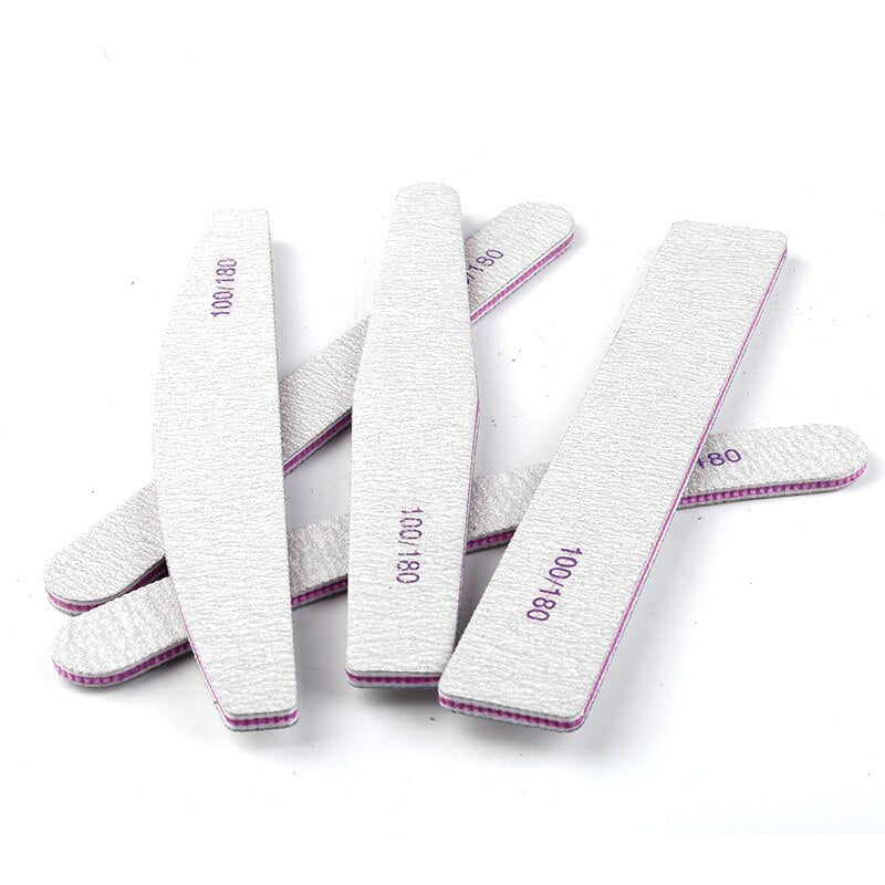 10Pcs Professional sanding nail file Manicure & Pedicure Set - MQ ZONE UAE