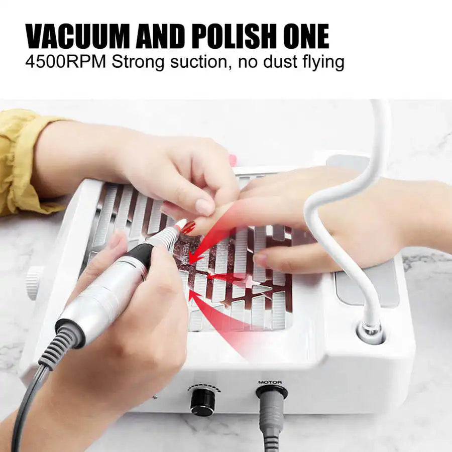 New Upgraded Salon Expert Nail Dust Collector - MQ ZONE UAE