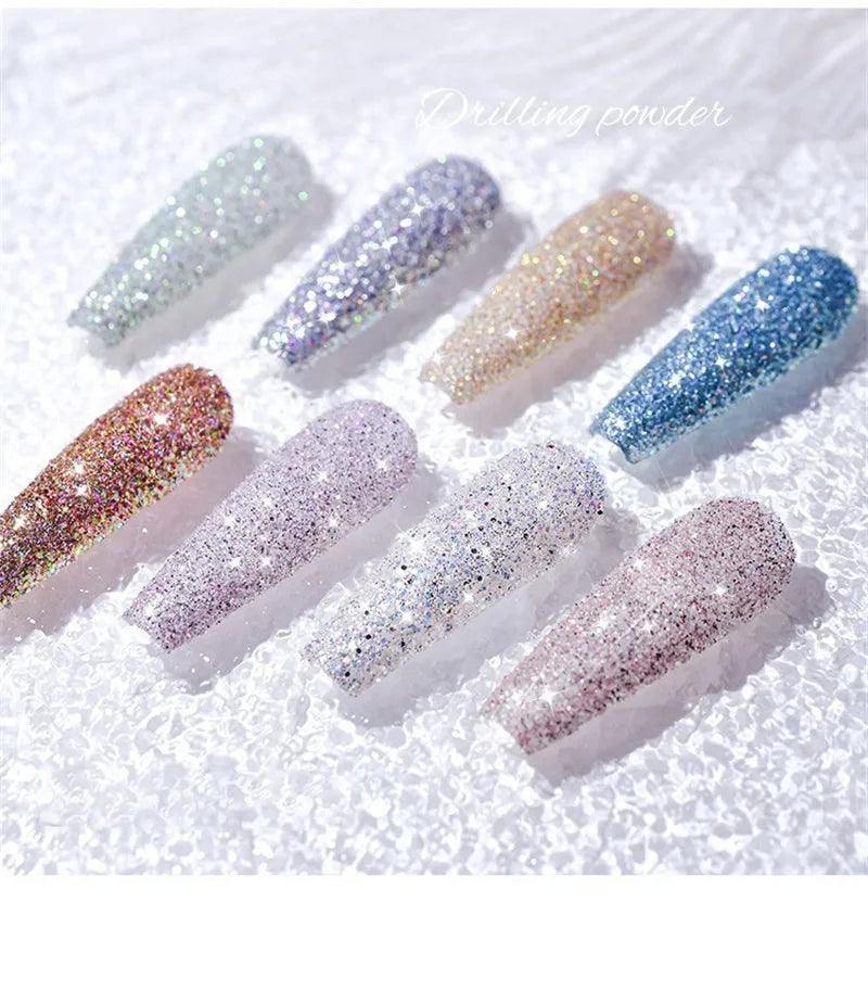 3Pcs Diamond Crystal Glitter Nail Art - MQ ZONE UAE