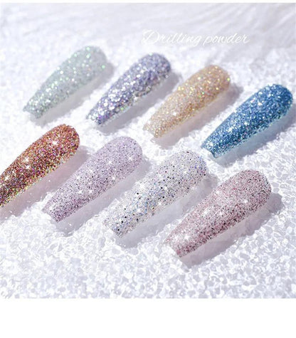 3Pcs Diamond Crystal Glitter Nail Art - MQ ZONE UAE