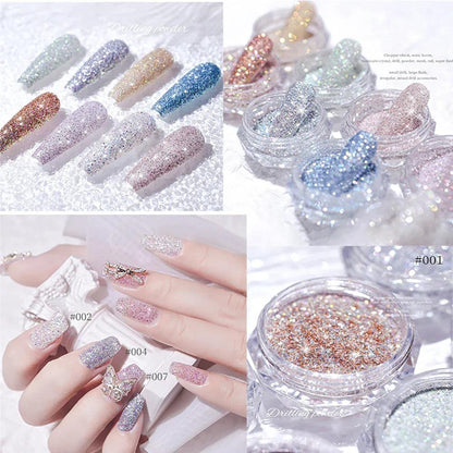 3Pcs Diamond Crystal Glitter Nail Art - MQ ZONE UAE