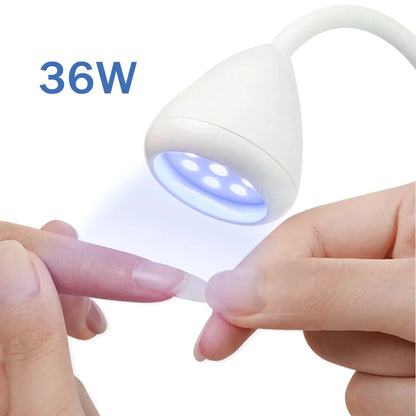 Rechargeable Mini Nail Lamp UV Light - MQ ZONE UAE