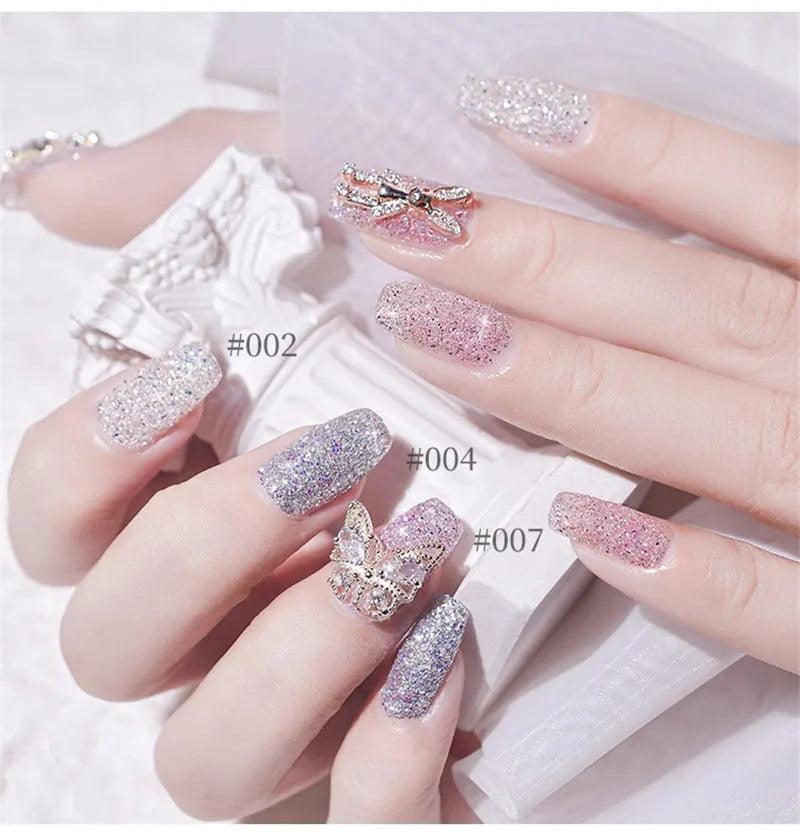 3Pcs Diamond Crystal Glitter Nail Art - MQ ZONE UAE