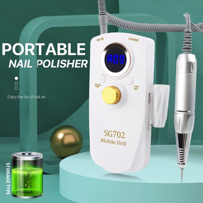 SG702 Rechargeable Nail Drill Electric Machine 35000RMP - MQ ZONE UAE